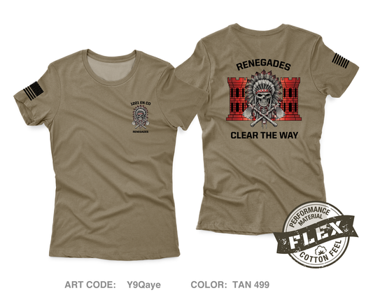 1221st EN CO Core Women's SS Flex Performance Tee - Y9Qaye