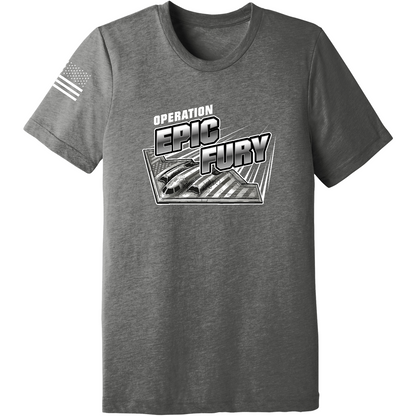 Operation Epic Fury Comfort Unisex Triblend SS Tee - Supersonic