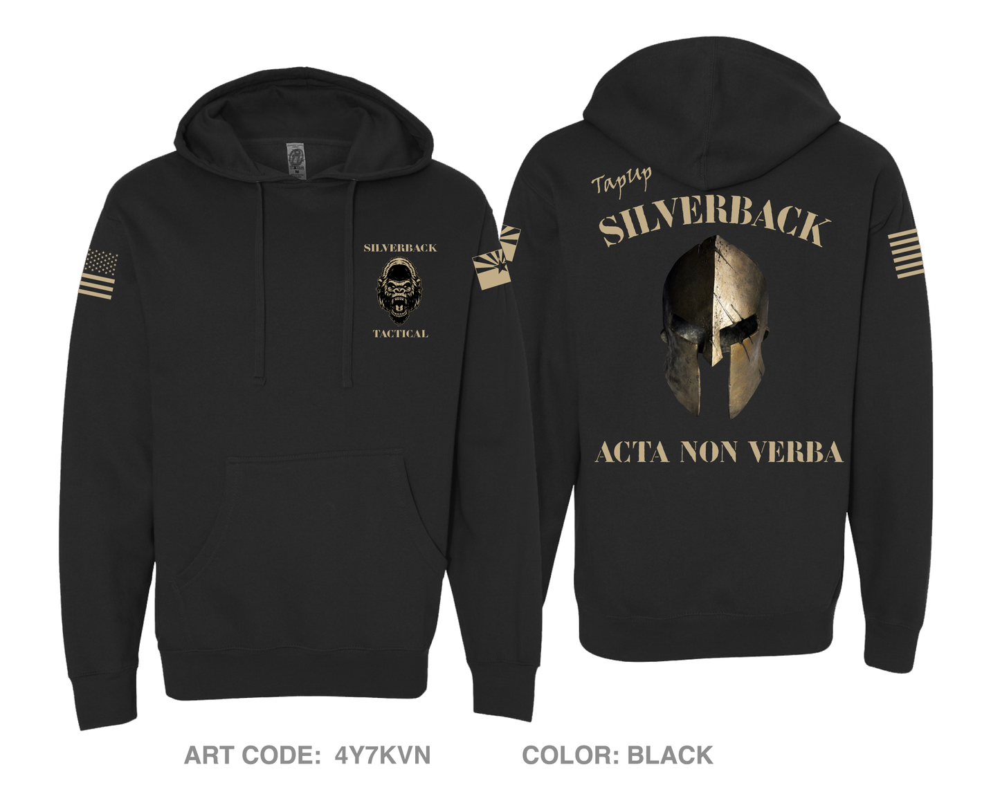 Silverback Tactical Comfort Unisex Hooded Sweatshirt - 4Y7KVN