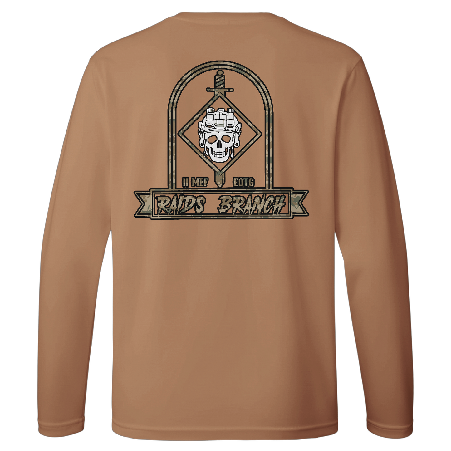 II MEF EOTG, Amphibious Raids Branch Hi-Tech LS Performance Tee - 9T3JPV