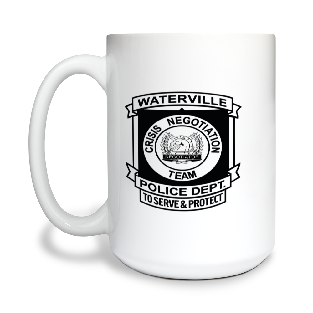 Crisis Negotiation Team 15 oz White Ceramic Mug - t3lals