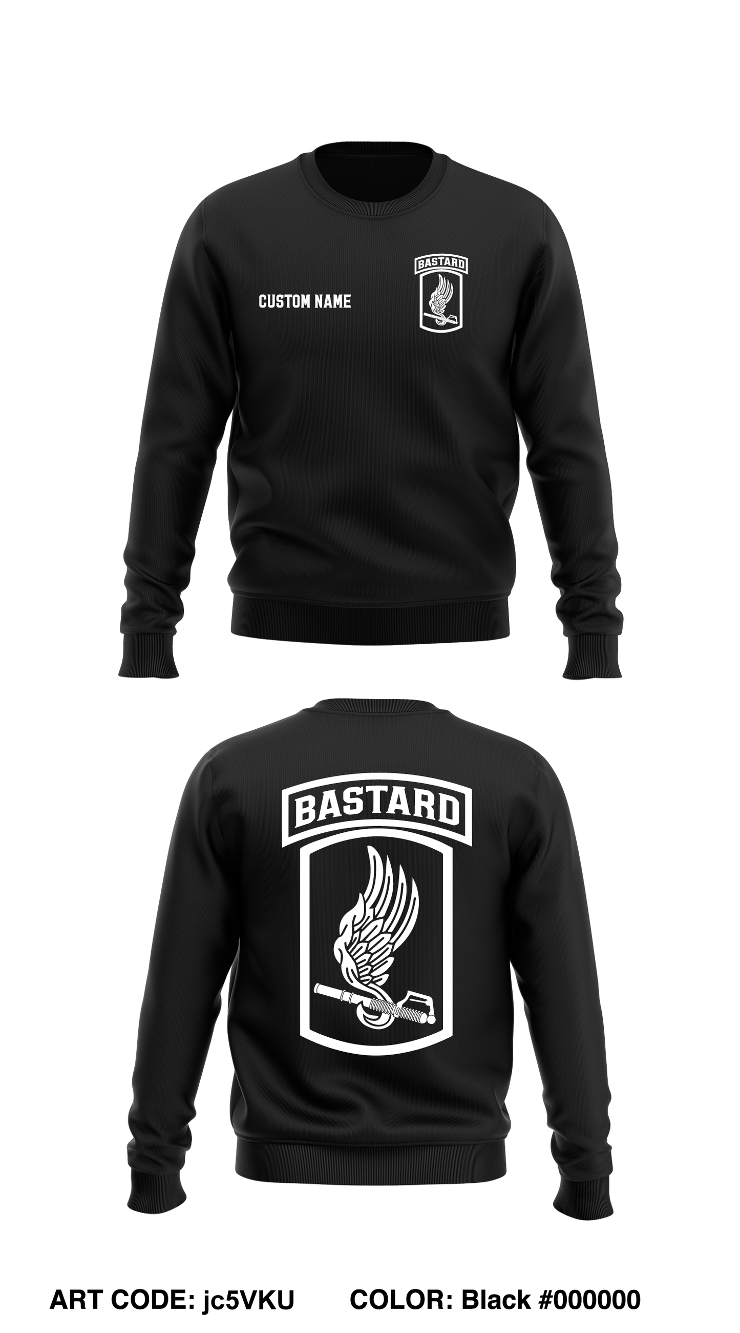 CUSTOM Mod Co, 1-503 Core Men's Crewneck Performance Sweatshirt - Jc5VKU