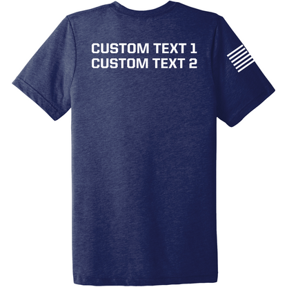 CUSTOM Operation Epic Fury Comfort Unisex Triblend SS Tee - Blueprint