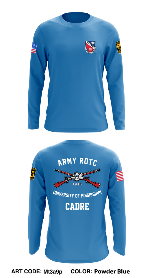 Ole Miss ROTC Core Men's LS Performance Tee