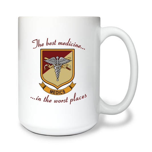 1/18 CAV Medics 15 oz White Ceramic Mug - CBbK2N
