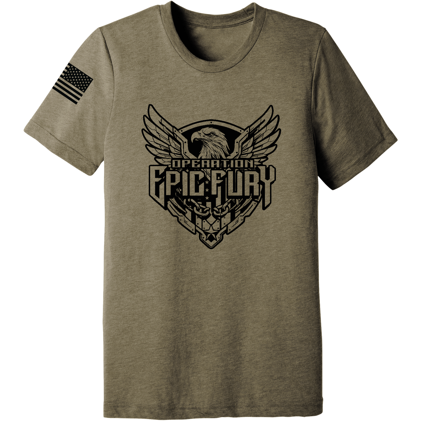 Operation Epic Fury Comfort Unisex Triblend SS Tee - Eagle
