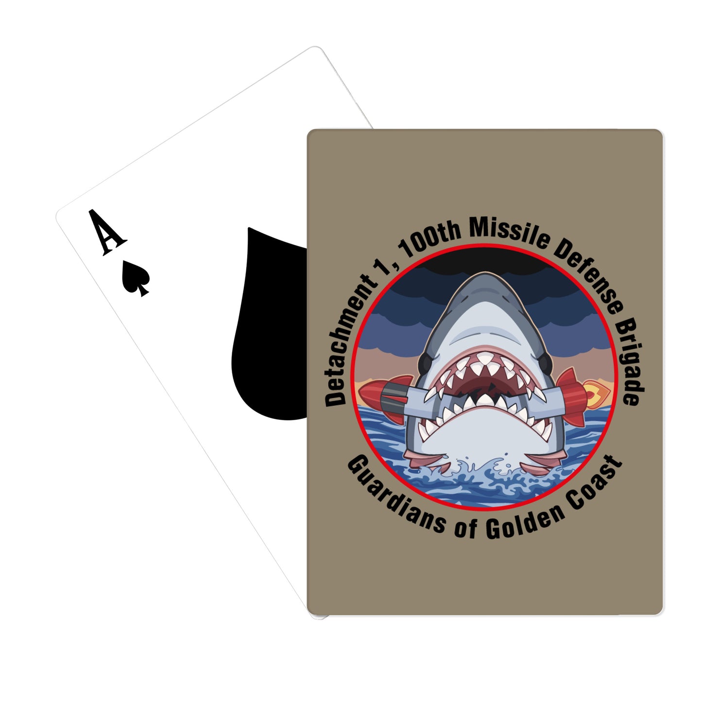 Detachment 1, 100th Missile Defense Brigade Playing Cards - t3uMwj