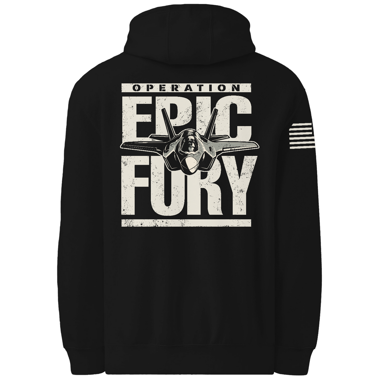 CUSTOM Operation Epic Fury Comfort Unisex Hooded Sweatshirt - Plane