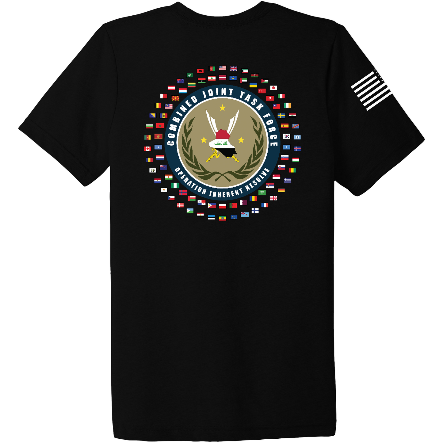 Combined Joint Task Force-Operation Inherent Resolve Store 1 Comfort Unisex Triblend SS Tee - Yspad7