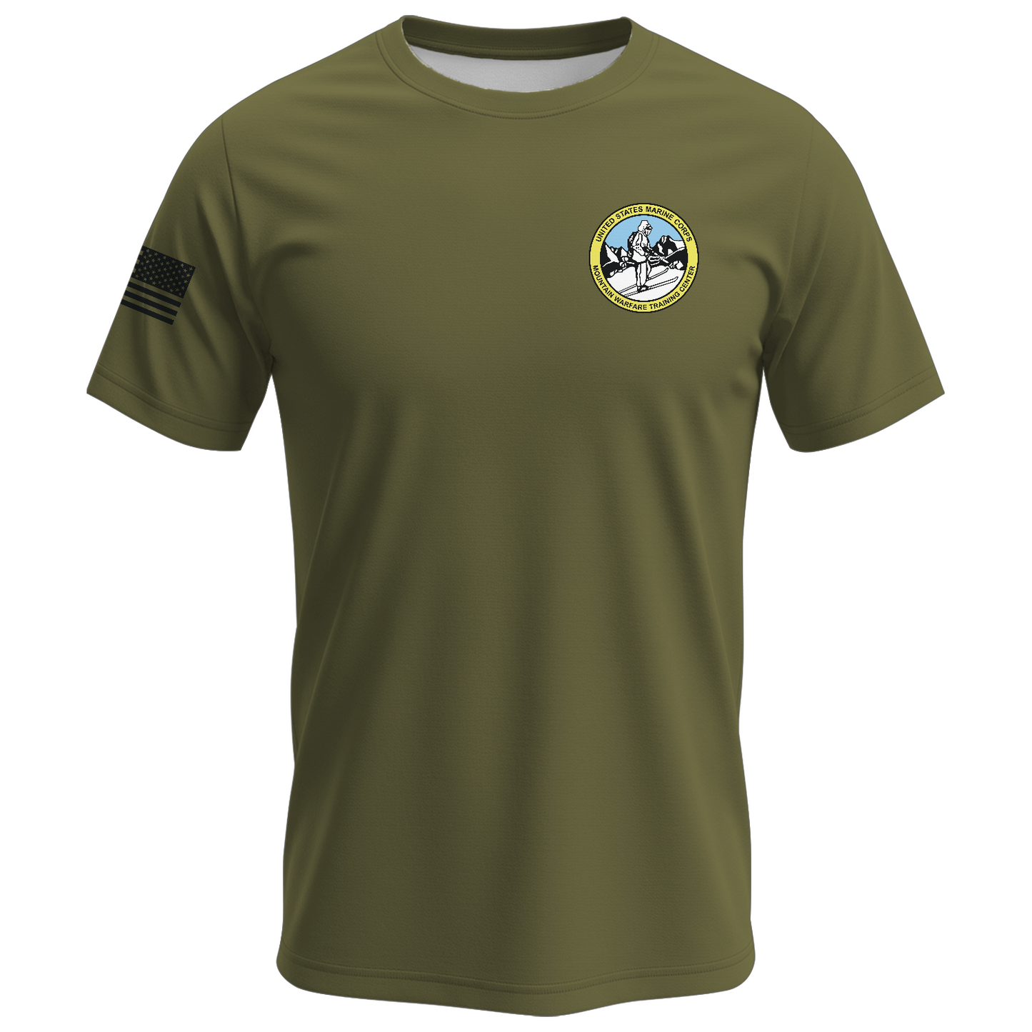 Marine Corps Mountain Warfare Training Center Men's SS Performance Tee - s5qm5n_TRI
