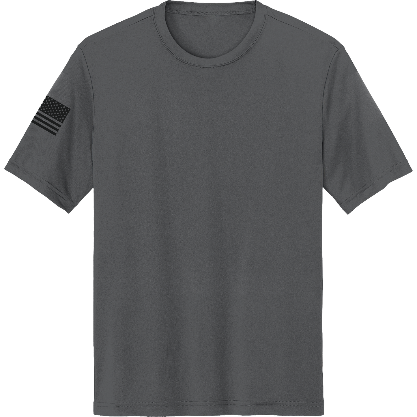 Emblem Basics Hi-Tech SS Performance Tee - Black Flag
