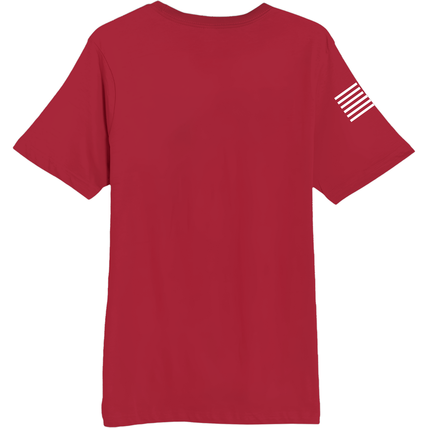 Emblem Basics Comfort Unisex Cotton SS Tee - White Flag