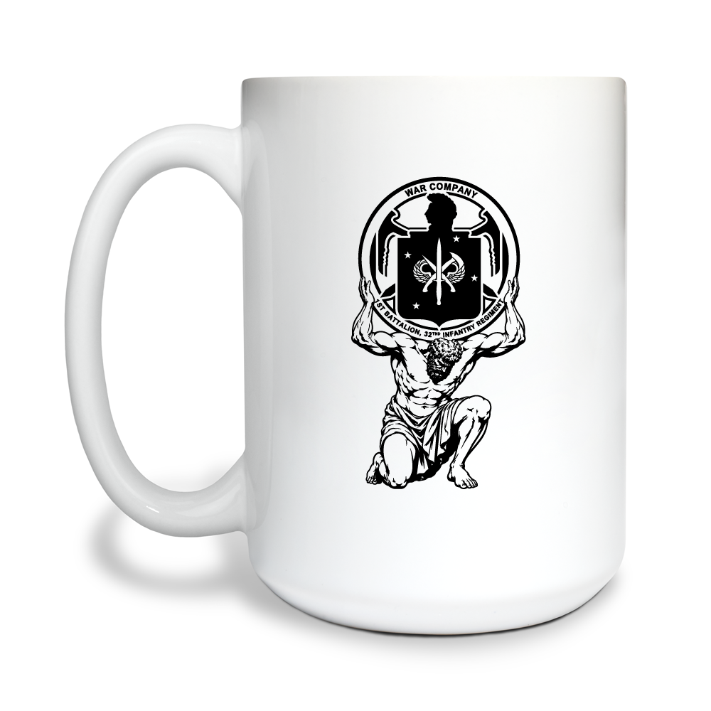 War company ATLUS PLT 15 oz White Ceramic Mug - a2Wr35