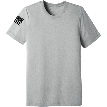 Emblem Basics Comfort Unisex Triblend SS Tee - Black Flag