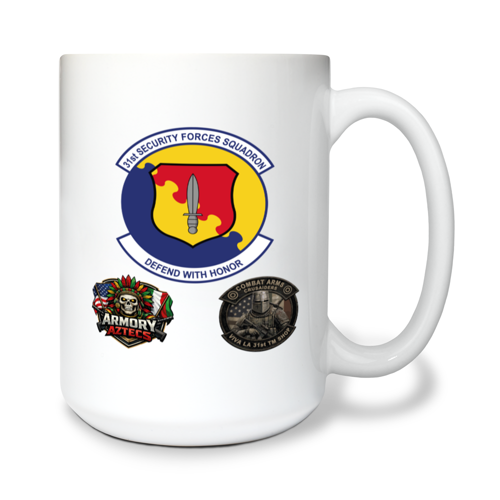 31st SFS/S4 15 oz White Ceramic Mug - Wvmwnb