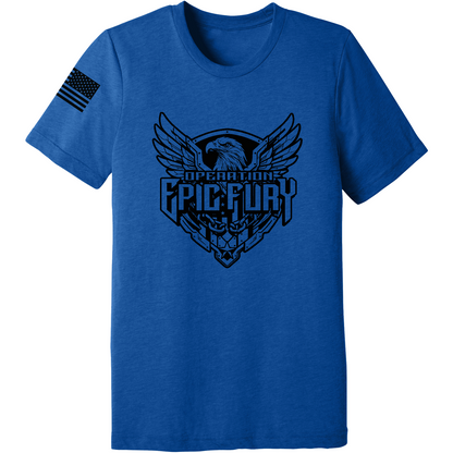 Operation Epic Fury Comfort Unisex Triblend SS Tee - Eagle