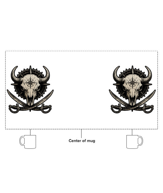 Bison Piracy Ceramic Mug - sZcx9K