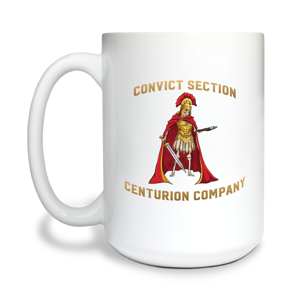 Convict Section 15 oz White Ceramic Mug - T4hBV6