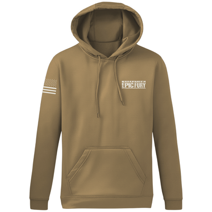 Operation Epic Fury Hi-Tech Performance Hoodie - Plane