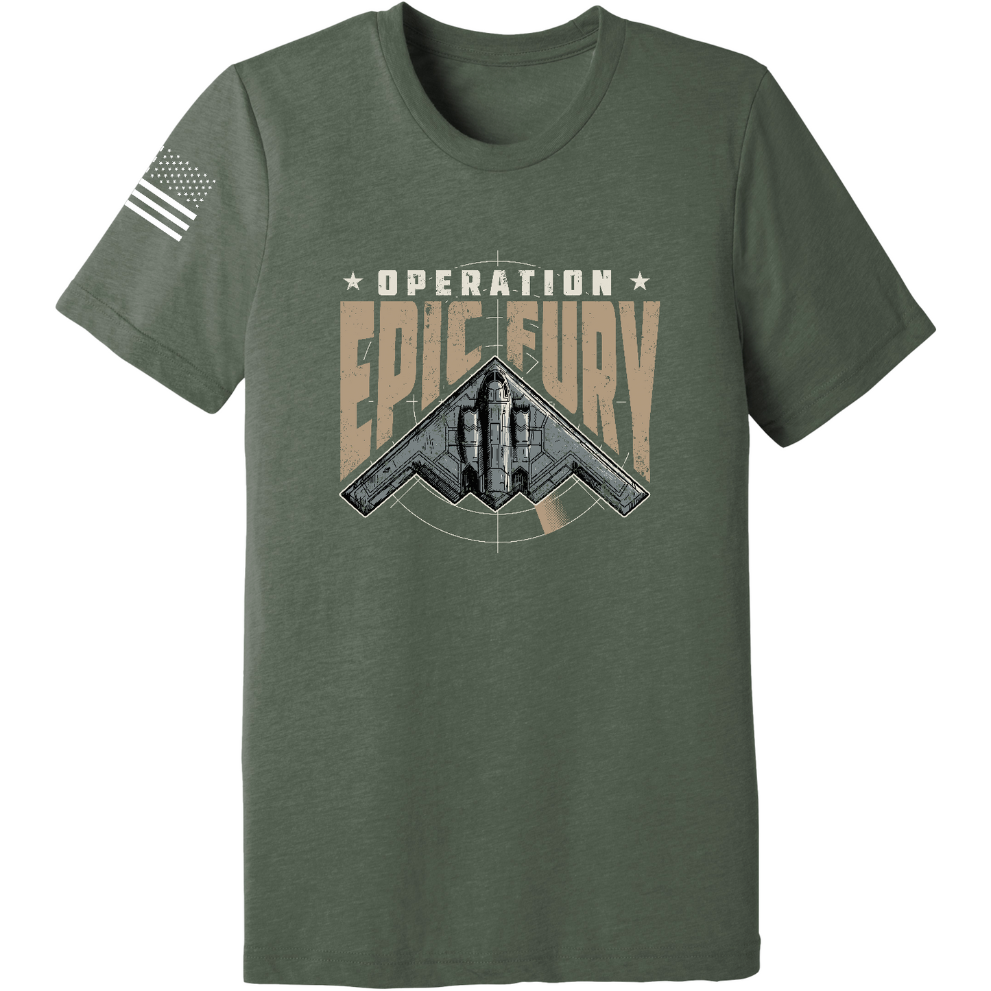 Operation Epic Fury Comfort Unisex Triblend SS Tee - Stealth