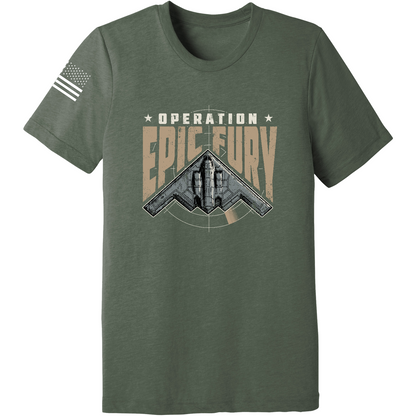 Operation Epic Fury Comfort Unisex Triblend SS Tee - Stealth