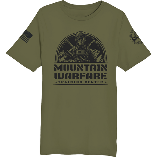 Marine Corps Mountain Warfare Training Center Comfort Unisex Cotton SS Tee - uSsI7u
