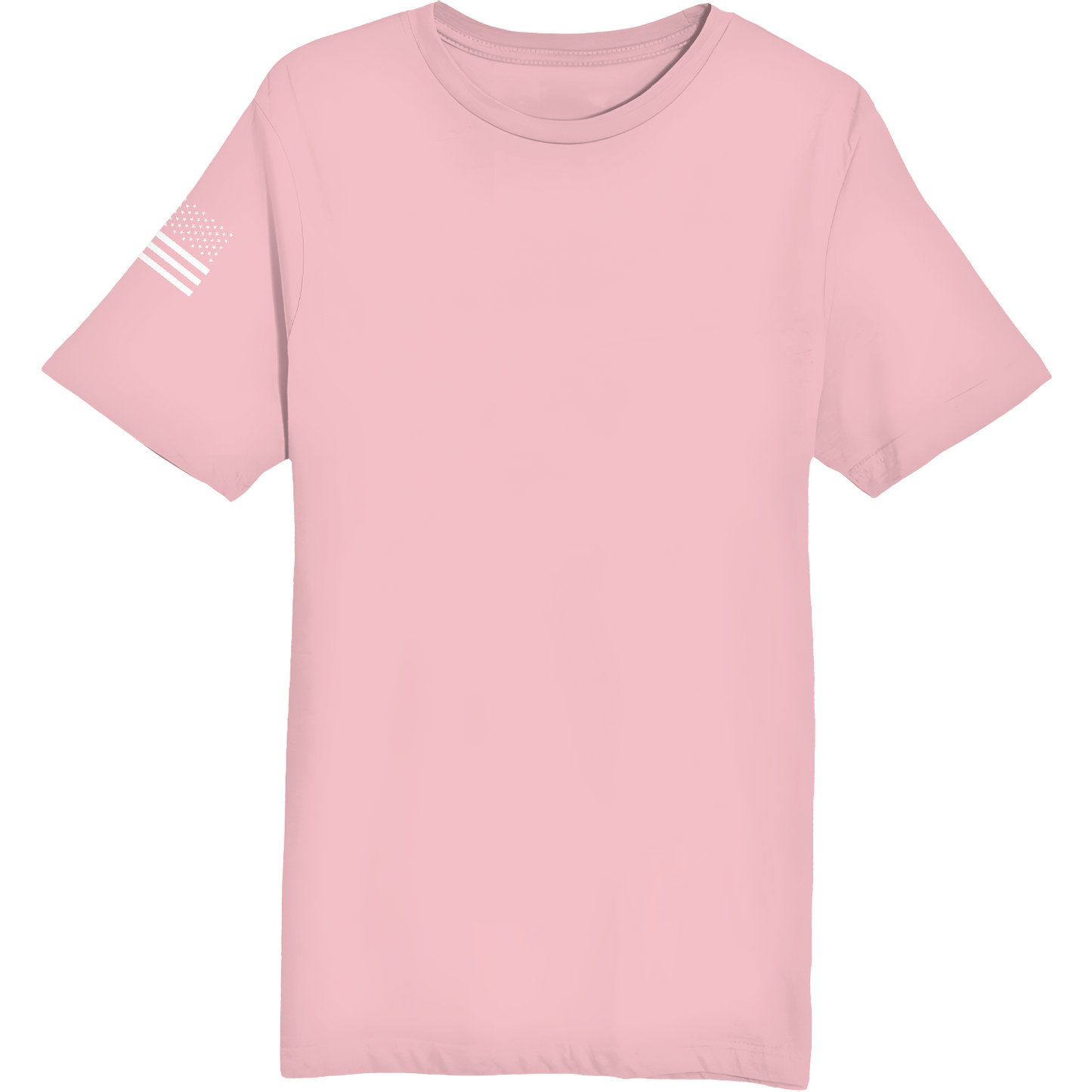 Emblem Basics Comfort Unisex Cotton SS Tee - White Flag