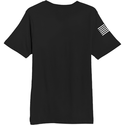 Emblem Basics Comfort Unisex Cotton SS Tee - White Flag