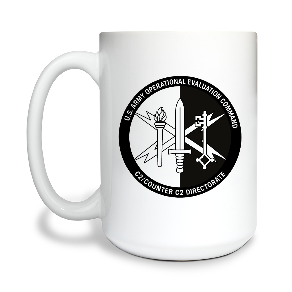 C2CC2 Directorate 15 oz White Ceramic Mug - jDE4VW
