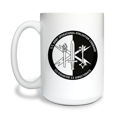 C2CC2 Directorate 15 oz White Ceramic Mug - jDE4VW