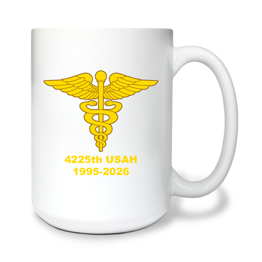 4225 USAH 15 oz White Ceramic Mug - RXPW2Q