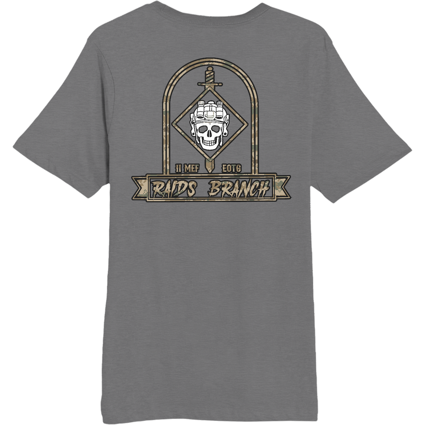 II MEF EOTG, Amphibious Raids Branch Comfort Unisex Cotton SS Tee - 9T3JPV