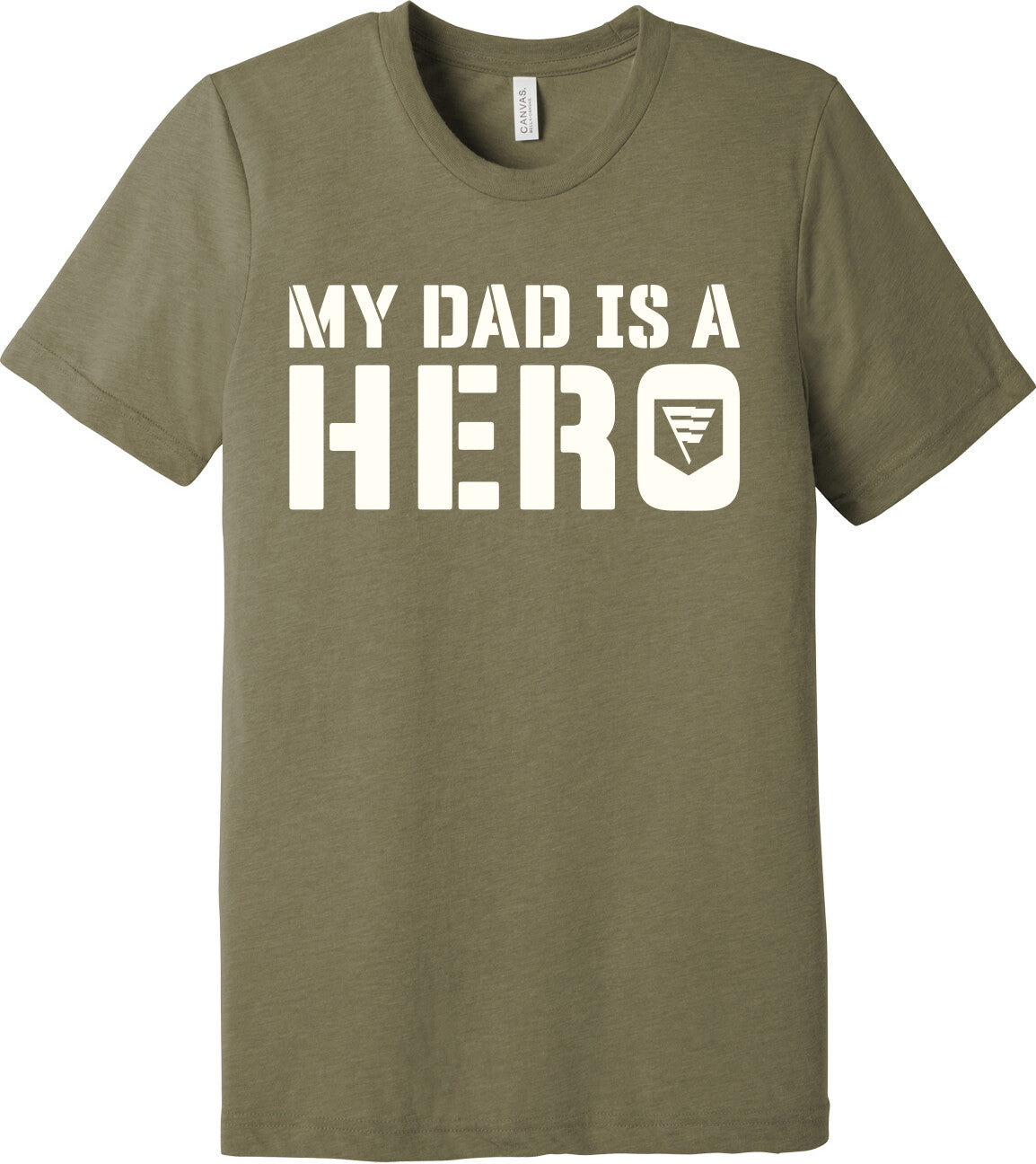 Emblem Comfort Unisex Triblend SS Tee - My Dad is a Hero