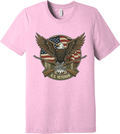 Emblem Comfort Unisex Triblend SS Tee - U.S. Veteran