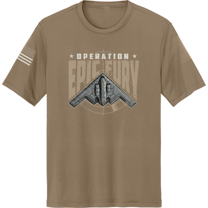 CUSTOM Operation Epic Fury Hi-Tech SS Performance Tee - Stealth