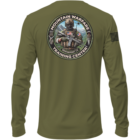Marine Corps Mountain Warfare Training Center Core Men's LS Performance Tee - s5qm5n