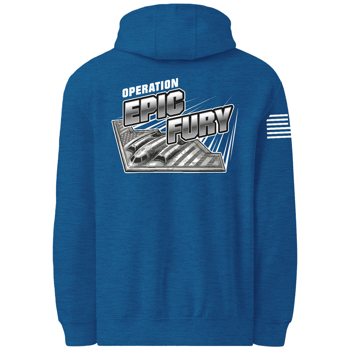 Operation Epic Fury Comfort Unisex Hooded Sweatshirt - Supersonic