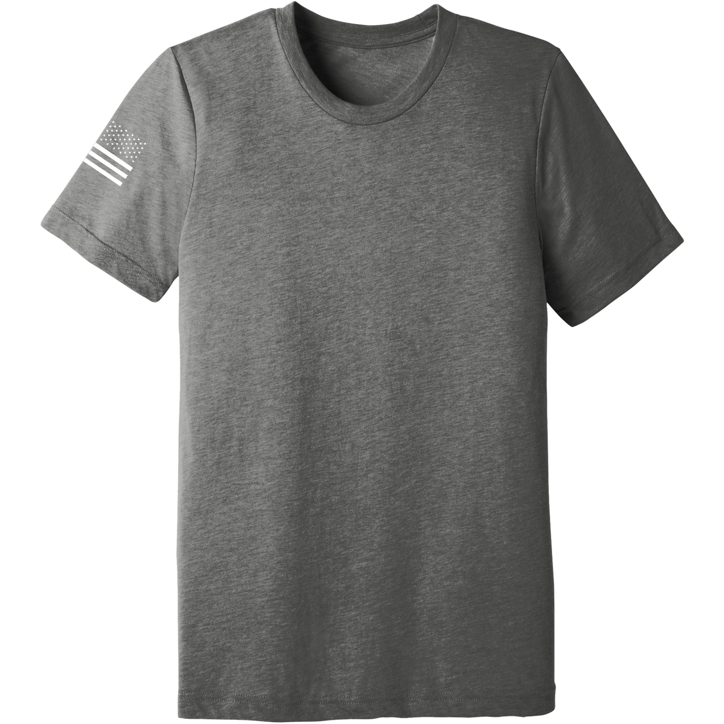 Emblem Basics Comfort Unisex Triblend SS Tee - White Flag