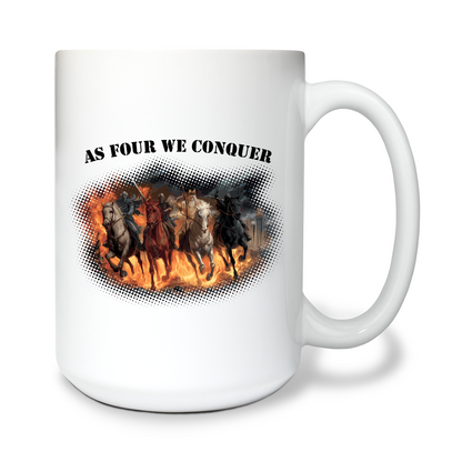 Alpha 5/4 ADAR 15 oz White Ceramic Mug - UCVbkA