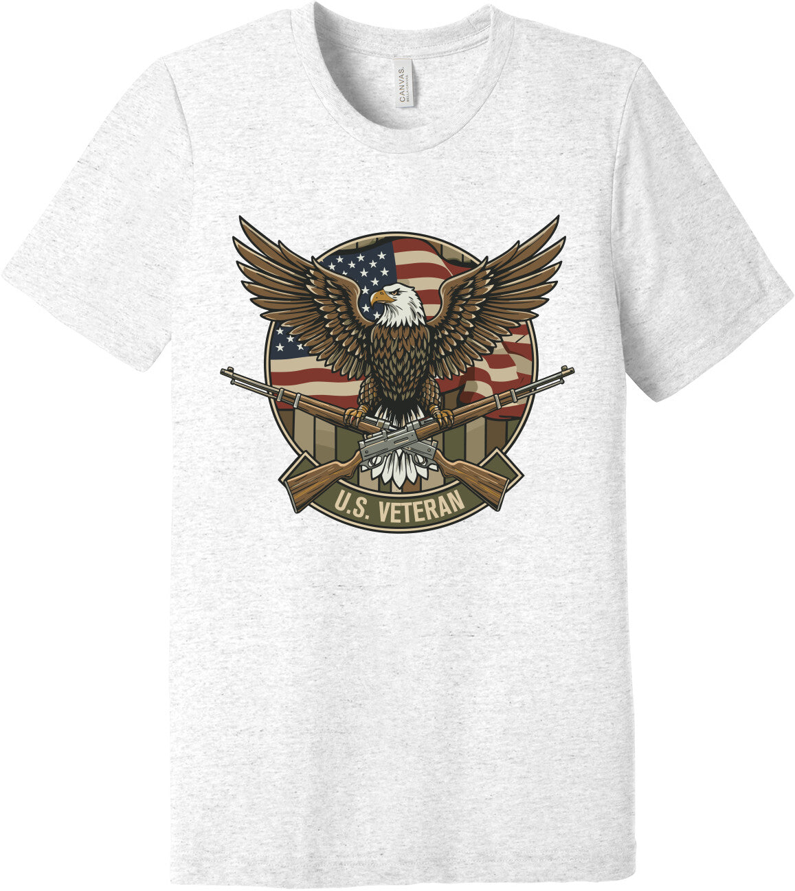 Emblem Comfort Unisex Triblend SS Tee - U.S. Veteran