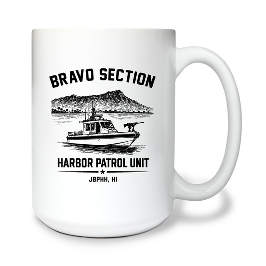 JBPHH HPU BRAVO SECTION 15 oz White Ceramic Mug - MaWLLG