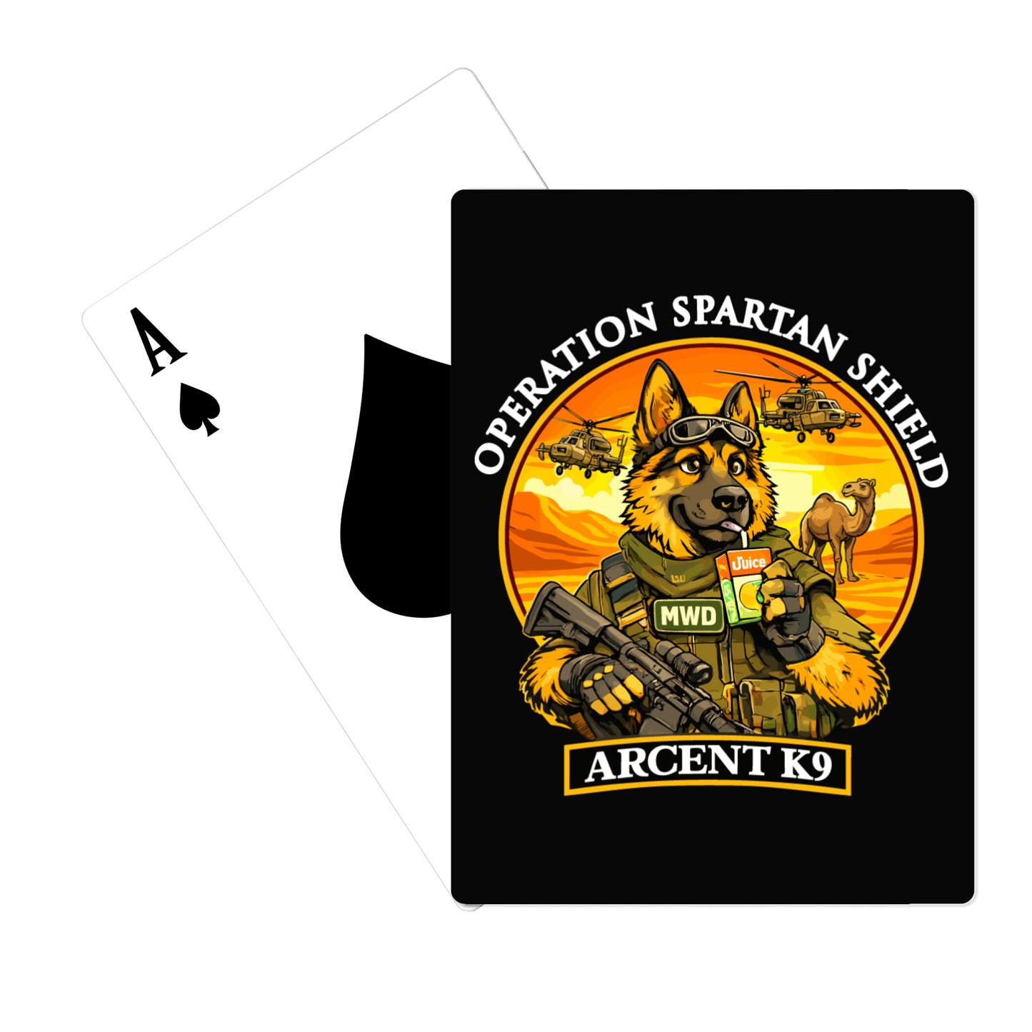 ARCENT K9 Playing Cards - rFD6Tu