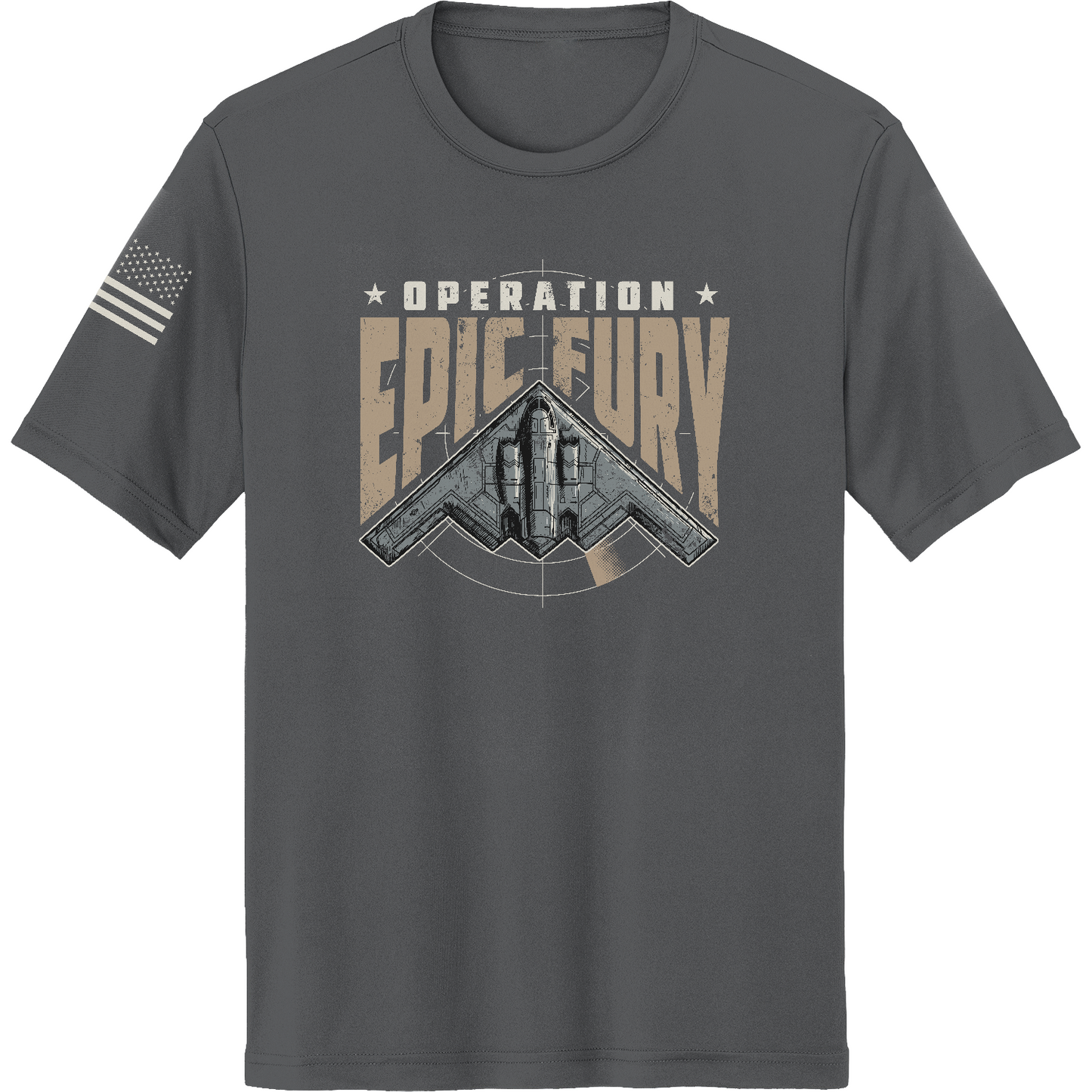 CUSTOM Operation Epic Fury Hi-Tech SS Performance Tee - Stealth