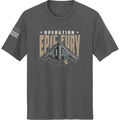 CUSTOM Operation Epic Fury Hi-Tech SS Performance Tee - Stealth