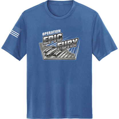 CUSTOM Operation Epic Fury Hi-Tech SS Performance Tee - Supersonic