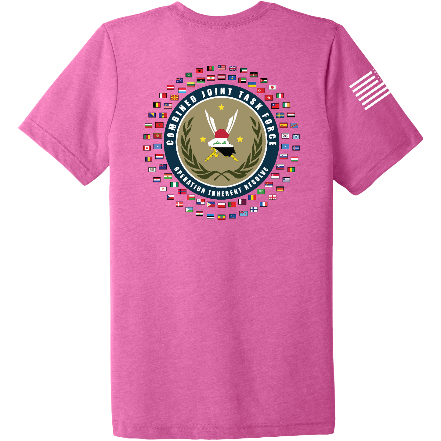 Combined Joint Task Force-Operation Inherent Resolve Store 1 Comfort Unisex Triblend SS Tee - Yspad7