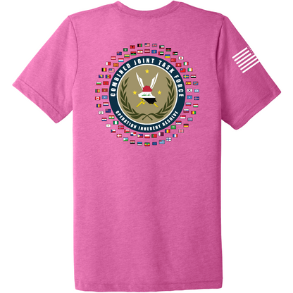 Combined Joint Task Force-Operation Inherent Resolve Store 1 Comfort Unisex Triblend SS Tee - Yspad7