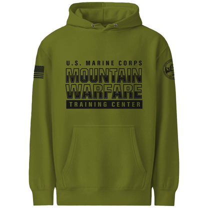 Marine Corps Mountain Warfare Training Center Comfort Unisex Hooded Sweatshirt - olbMu1