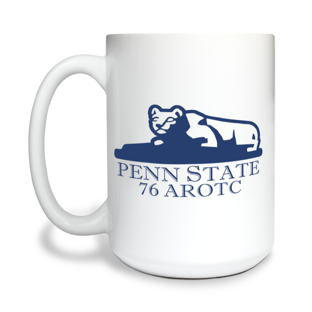 PSU76AROTC 15 oz White Ceramic Mug - 5eCVjC
