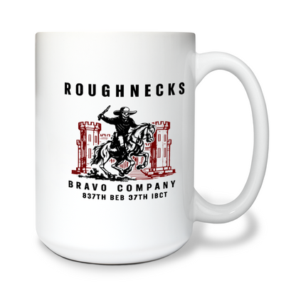 Bravo Company 837th BEB 37th IBCT 15 oz White Ceramic Mug - EMEkaq